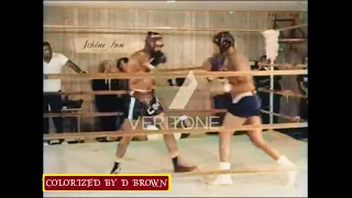 MUHAMMAD ALI SUPER RARE SPARRING1965 IN FULL COLOR