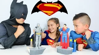 Batman Vs Superman Toys Dawn Of Justice Family children Superhero Fun Game With Ckn Toys