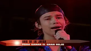 Gala Gran Rojo 2003 Cantantes Luis Pedraza - Como Quien Pierde una Estrella (Enero 2004)