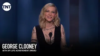 Cate Blanchett Speaks to George Clooney | AFI 2018 | TNT