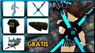 Como pegar Emote e 4 itens grátis no roblox | Guacathon