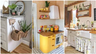 Country kitchen farmhouse cottage decoration ideas. Country kitchen decoration ideas. #kitchen