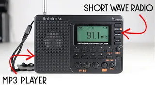 Retekess V-115 Mini AM/FM Shortwave Radio!