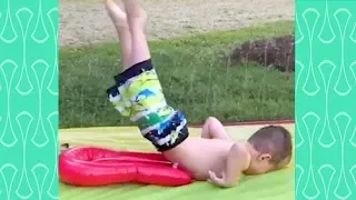 TRY NOT TO LAUGH or GRIN : BABIES WATER FAILS that will make your day -  Kids Fun and Fails Videos