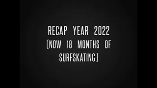 2022 Surfskate progression