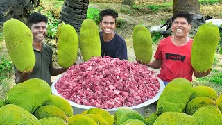 JACKFRUIT BIRYANI | Beef Jackfruit Biryani Recipe | Cooking In Our Village