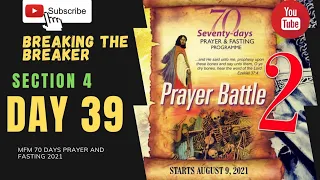 Day 39 MFM 70 Days Prayer & Fasting Programme 2021 Prayers from Dr DK Olukoya, Gen. Overseer, MFM