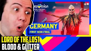 Lord of the Lost - Blood & Glitter Germany 🇩🇪  First Semi-Final  Eurovision 2023 TEACHER PAUL REACTS