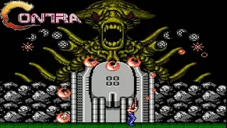 Contra (NES) // All Bosses