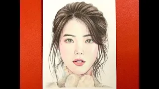 【Q Art】Ep #43｜Portrait drawing: IU - Ji Eun Li