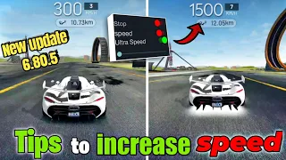 How to increase speed🤫||New update 6.80.5😱||Extreme car driving simulator||