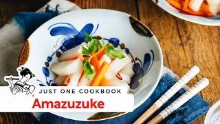 How to Make Amazuzuke - Sweet Vinegar Pickles (Recipe) 甘酢漬けの作り方(レシピ)