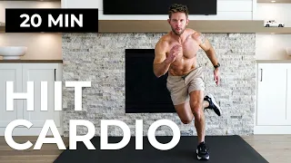 20 Min FULL BODY CARDIO HIIT Workout Fat Burning, No Equipment