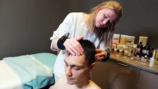 ASMR Intense head and neck massage by Svetlana | 3D sound