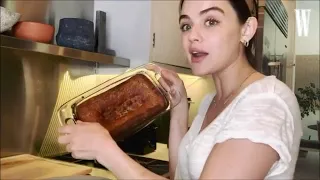 Lucy hale “Baking Banana Bread #