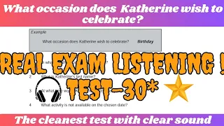 what occasion does katherine wish to.celebrate ielts listening test with answers