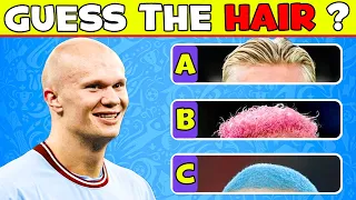 Guess HAIR + SONG of Football Player 🧑‍🦲🎙️ Ronaldo Sing, Messi Song, Haaland Song, Mbappe SonG