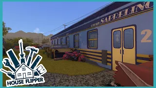 House Flipper - A Moving House - Fallout Insipred - Tiny Train Home - Speedbuild and Tour!