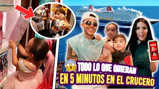 Comprando todo lo que KIMA y JUANITO tocan en el CRUCERO DE DISNEY 🚢 😭 Jukilop | Kimberly Loaiza