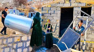 "Hassan and Ghadir: a journey to upgrade the house with water tanks, doors, windows and glass"