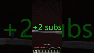 Minecraft, But Every Subscriber Is A Trident