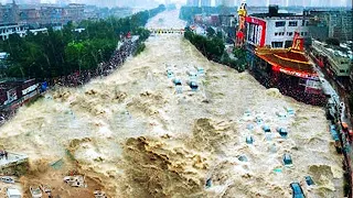 Destroyed in seconds: Footage of destruction in China when Three Gorges Dam Collapse