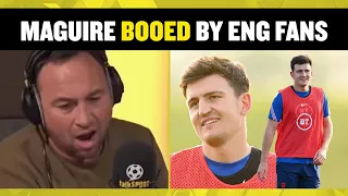 Jason Cundy & Jamie O'Hara react as England fans boo Harry Maguire 😲