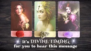 It's DIVINE TIMING ⏳✨💫 for you to HEAR This Message 📬👽🎧 Pick a Card ✪ Tarot Reading