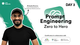 Day 3 | Getting our work done from our Fulltime Assistant | Prompt Engineering Zero to Hero (5 Days)