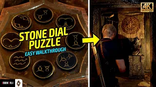 EASY GUIDE: Stone Dial Puzzle Solution Small Cave | Resident Evil 4 Remake Walkthrough