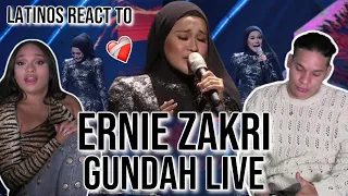 What holding back TEARS sounds like 💔😭|Latinos react Ernie Zakri - Gundah LIVE