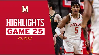 Maryland Men's Basketball Highlights | Maryland 78, Iowa 66