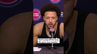 Cade Cunningham’s message to the Pistons after their 27th straight loss