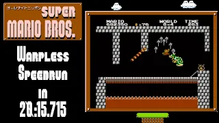 [FWR] All Night Nippon Super Mario Bros. Warpless Speedrun in 20:15.715