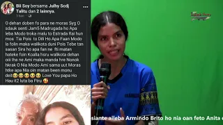 Ai-leba Anita ho nia Papa Brito Hosi Talitu Dare tama merkadu Taibessi ne'ebe viral iha MedSos