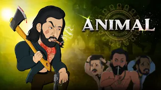 ANIMAL Movie || Insaan Se Jaanwar Tak Ka Safar || Animated Spoof || Cartoon Smash