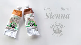 Raw Sienna vs Burnt Sienna