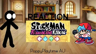 FNF Girls & Poppy Playtime AU - Reaction FNF Stickman