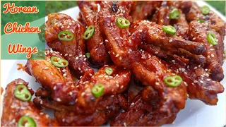 Korean Chicken Wings||Fried chicken #shorts#haniiskitchen