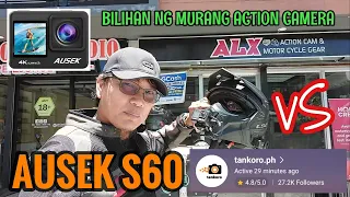 Magandang bilihan ng Ausek S60 action camera ALX versus TANGKORO.PH