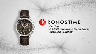 Certina DS-8 Chronograph Moon Phase C033.450.16.081.00 обзор часов - KronosTime.RU