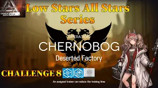 Arknights CC#2 Deserted Factory Challenge 8 Guide Low Stars All Stars with Angelina