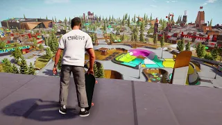 NEW PARKS Full Skateboard Freeroam Gameplay & Location in Riders Republic