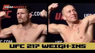 UFC 217 Official Weigh-Ins: Michael Bisping vs Georges St-Pierre