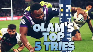Justin OLAM TOP 5 Tries | NRL Highlights 2020