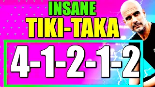 EAFC 24: 41212 (2) Custom Tactics - This TIKI-TAKA Formation Makes The Game FUN!