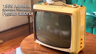 1959 Admiral Briefcase Television Restoration