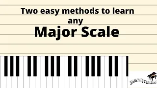 Lesson 11: Major Scales on Piano: Two easy methods to learn any Major Scale