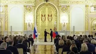 Халмурзаев на награждении победителей Олимпиады-2016