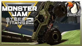 'Active Duty' Soldier Fortune DOMINATES Monster Jam Steel Titans 2